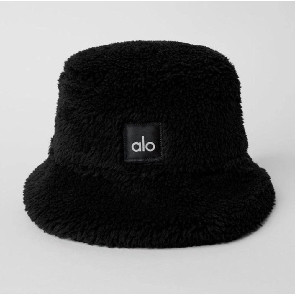 Alo Yoga Foxy Sherpa Bucket Hat Black S/M